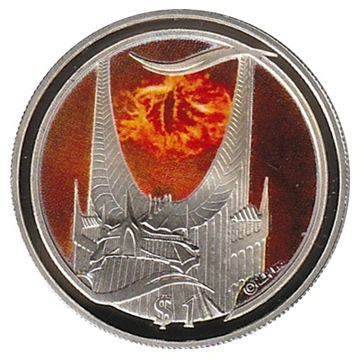 2003 Silver Proof $1 - Lord of the Rings – Eye of Sauron